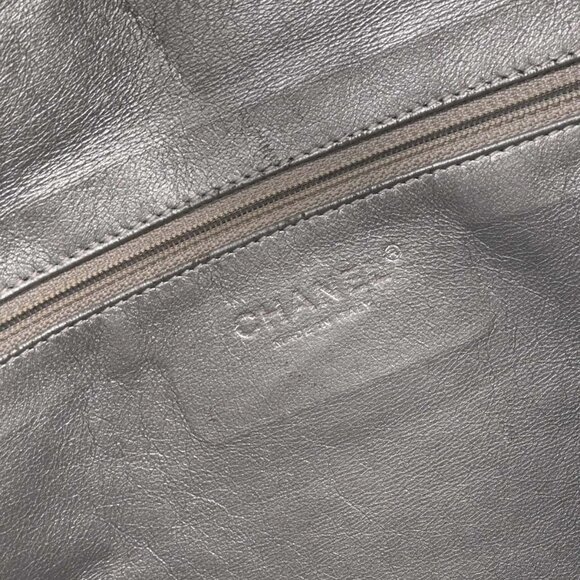 Chanel Black Calfskin Luxury Line Handbag - Picture 8 of 9